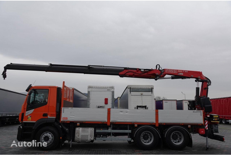 Iveco 420 Flatbed + crane FASSI 185 6x2 - Грузовик бортовой/ Платформа, Автоманипулятор: фото 1 Iveco 420 Flatbed + crane FASSI 185 6x2 - Грузовик бортовой/ Платформа, Автоманипулятор: фото 1