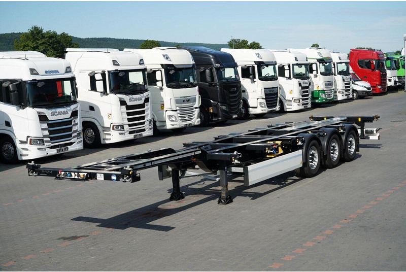 Krone NACZEPA PODKONTENEROWA / MAŁO UŻYWANA / UNIWERSALNA / 2023 ROK - Полуприцеп-контейнеровоз/ Сменный кузов: фото 1 Krone NACZEPA PODKONTENEROWA / MAŁO UŻYWANA / UNIWERSALNA / 2023 ROK - Полуприцеп-контейнеровоз/ Сменный кузов: фото 1