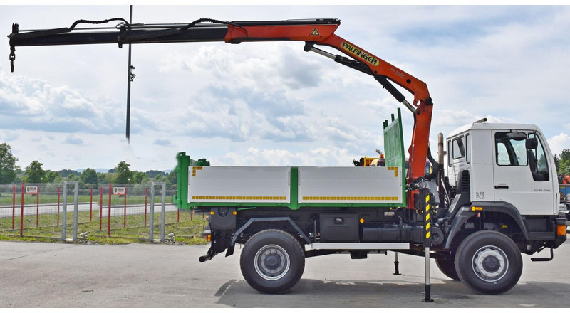 MAN LE 18.280 Kipper 3,70 m + PK 9501 /4x4 - Самосвал, Автоманипулятор: фото 5 MAN LE 18.280 Kipper 3,70 m + PK 9501 /4x4 - Самосвал, Автоманипулятор: фото 5