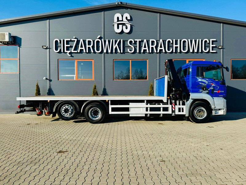 MAN MAN TGS 26.360 // E6 // 6x2 // platforma laweta 7,2m z HDs HMF 1 - Грузовик бортовой/ Платформа, Автоманипулятор: фото 5 MAN MAN TGS 26.360 // E6 // 6x2 // platforma laweta 7,2m z HDs HMF 1 - Грузовик бортовой/ Платформа, Автоманипулятор: фото 5