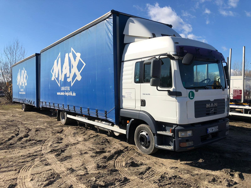 MAN TGL 8.210 Pritsche - TOP ZUSTAND - Тентованный грузовик: фото 1 MAN TGL 8.210 Pritsche - TOP ZUSTAND - Тентованный грузовик: фото 1