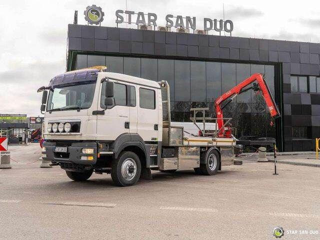 MAN TGM 13.290 4x4 BI FASSI F40B22 Crane Camper - Грузовик бортовой/ Платформа, Автоманипулятор: фото 1 MAN TGM 13.290 4x4 BI FASSI F40B22 Crane Camper - Грузовик бортовой/ Платформа, Автоманипулятор: фото 1