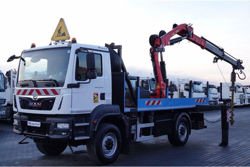 MAN TGM 13.290 / 4x4 / HDS HC 190 + WIERTŁO 2 mb / WIERTNICA / EURO - Буровая машина: фото 1 MAN TGM 13.290 / 4x4 / HDS HC 190 + WIERTŁO 2 mb / WIERTNICA / EURO - Буровая машина: фото 1