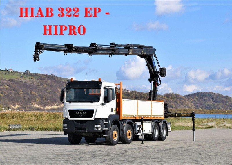 MAN TGS 35.440 * HIAB 322 EP-5HIPRO+FUNK / 8x4! - Грузовик бортовой/ Платформа, Автоманипулятор: фото 1 MAN TGS 35.440 * HIAB 322 EP-5HIPRO+FUNK / 8x4! - Грузовик бортовой/ Платформа, Автоманипулятор: фото 1