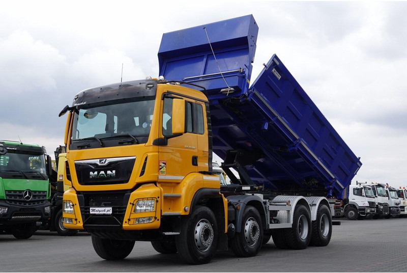 MAN TGS 35.500 / 8x4 / WYWROTKA / HYDROBURTA / BORDMATIK / NAVI / 20 - Самосвал: фото 1 MAN TGS 35.500 / 8x4 / WYWROTKA / HYDROBURTA / BORDMATIK / NAVI / 20 - Самосвал: фото 1