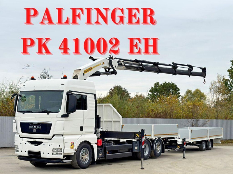 MAN TGX 26.440 * PK 41002-EH + FUNK + Anhänger*TOP - Грузовик бортовой/ Платформа, Автоманипулятор: фото 1 MAN TGX 26.440 * PK 41002-EH + FUNK + Anhänger*TOP - Грузовик бортовой/ Платформа, Автоманипулятор: фото 1