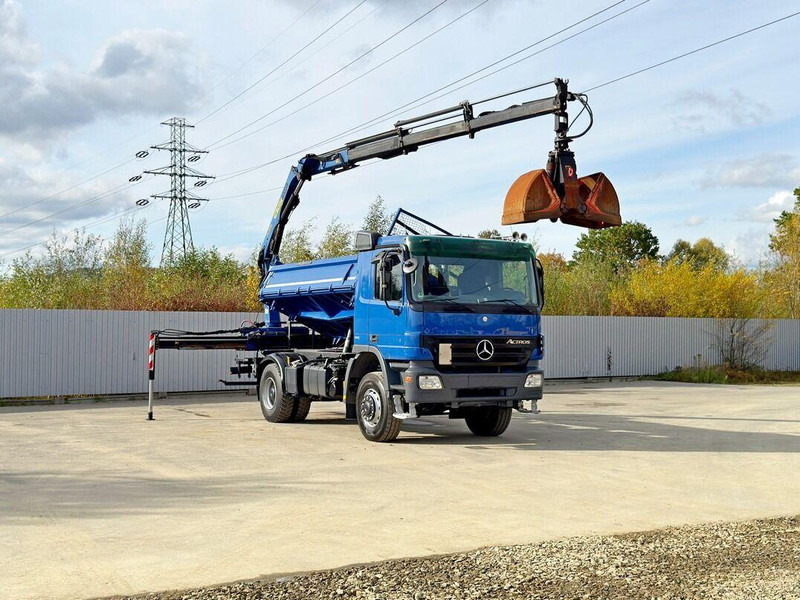 Mercedes-Benz ACTROS 1841 * PK 10501 + FUNK * TOP * 4x4 - Самосвал, Автоманипулятор: фото 4 Mercedes-Benz ACTROS 1841 * PK 10501 + FUNK * TOP * 4x4 - Самосвал, Автоманипулятор: фото 4