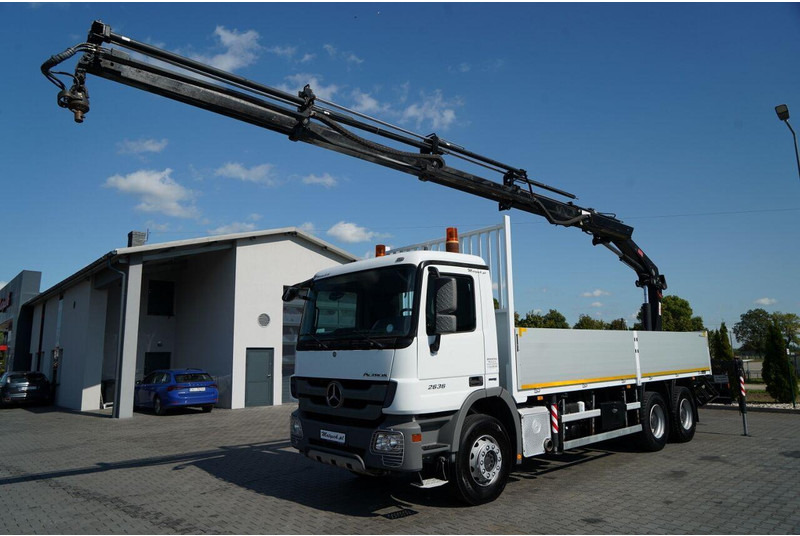 Mercedes-Benz ACTROS 2636 / 6x4 / SKRZYNIOWY 7 M + HDS HIAB - WYSÓW 12,6 M / - Грузовик бортовой/ Платформа, Автоманипулятор: фото 2 Mercedes-Benz ACTROS 2636 / 6x4 / SKRZYNIOWY 7 M + HDS HIAB - WYSÓW 12,6 M / - Грузовик бортовой/ Платформа, Автоманипулятор: фото 2