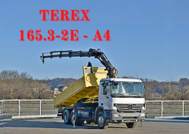 Mercedes-Benz ACTROS 2636 * TEREX 165.2E - A4 + FUNK/6x4 - Самосвал, Автоманипулятор: фото 1 Mercedes-Benz ACTROS 2636 * TEREX 165.2E - A4 + FUNK/6x4 - Самосвал, Автоманипулятор: фото 1