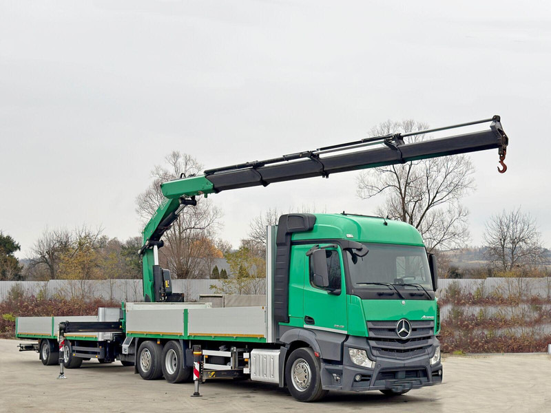 Mercedes-Benz ACTROS 2645 * FASSI F 345.24 + FUNK + Anhänger - Грузовик бортовой/ Платформа, Автоманипулятор: фото 2 Mercedes-Benz ACTROS 2645 * FASSI F 345.24 + FUNK + Anhänger - Грузовик бортовой/ Платформа, Автоманипулятор: фото 2