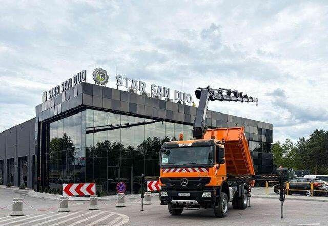 Mercedes-Benz Actros 1841 AK 4x4 Hiab 288E-7 Crane Kipper - Самосвал, Автоманипулятор: фото 2 Mercedes-Benz Actros 1841 AK 4x4 Hiab 288E-7 Crane Kipper - Самосвал, Автоманипулятор: фото 2