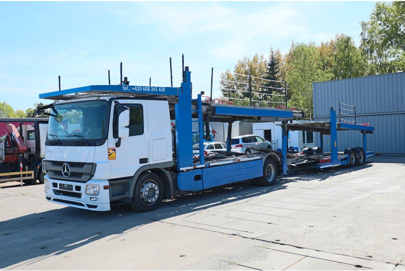 Mercedes-Benz Actros 1841 Car transporter + Trailer - Автовоз: фото 1 Mercedes-Benz Actros 1841 Car transporter + Trailer - Автовоз: фото 1