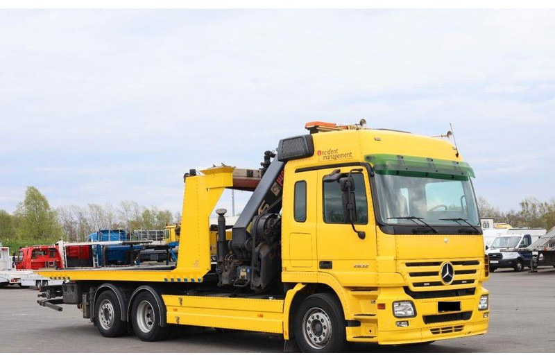 Mercedes-Benz Actros 2532 Vehicle transporter + crane Hiab 477EP-5 HiPro 6x2 - Автовоз: фото 3 Mercedes-Benz Actros 2532 Vehicle transporter + crane Hiab 477EP-5 HiPro 6x2 - Автовоз: фото 3