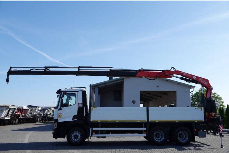 Renault C 380 / 6X4 / SKRZYNIOWY 6.4 M / + HDS FASSI F175A / MAX UDŹWIG - Грузовик бортовой/ Платформа, Автоманипулятор: фото 5 Renault C 380 / 6X4 / SKRZYNIOWY 6.4 M / + HDS FASSI F175A / MAX UDŹWIG - Грузовик бортовой/ Платформа, Автоманипулятор: фото 5