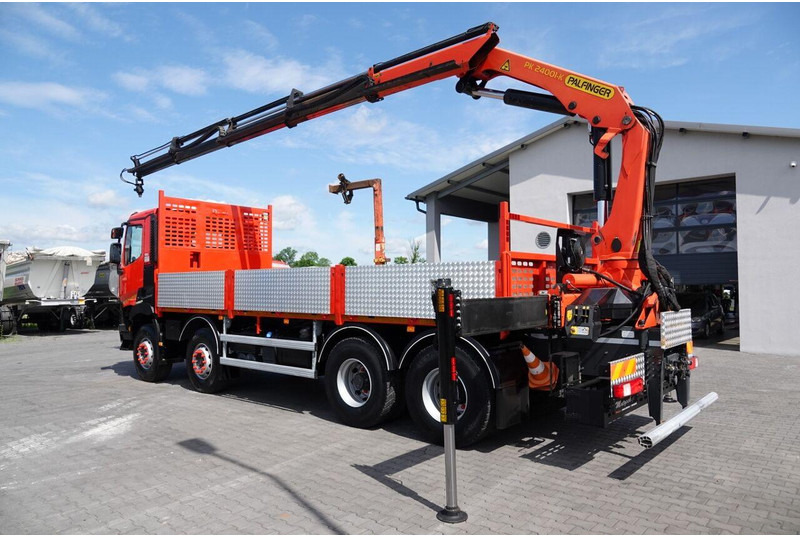 Renault C 430 / 8x4 / SKRZYNIOWY 7 M + HDS PALFINGER PK 24001-K C / WYSÓ - Грузовик бортовой/ Платформа, Автоманипулятор: фото 5 Renault C 430 / 8x4 / SKRZYNIOWY 7 M + HDS PALFINGER PK 24001-K C / WYSÓ - Грузовик бортовой/ Платформа, Автоманипулятор: фото 5