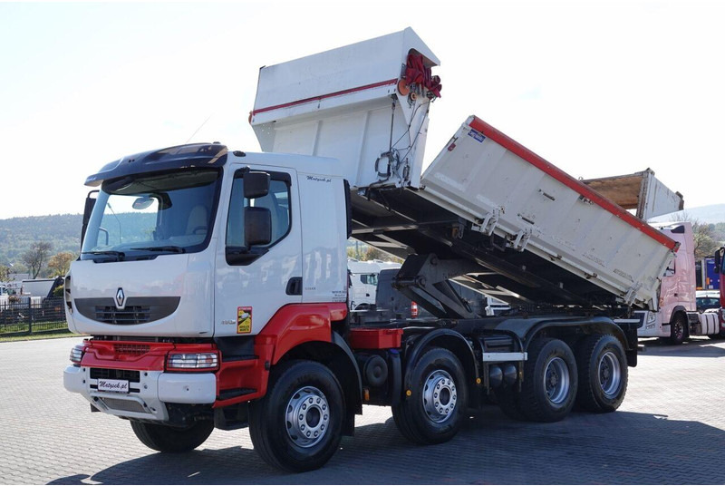 Renault KERAX 480 / 8x4 / WYWROTKA / HYDROBURTA / HYDROKLAPA / BORDMATIC - Самосвал: фото 1 Renault KERAX 480 / 8x4 / WYWROTKA / HYDROBURTA / HYDROKLAPA / BORDMATIC - Самосвал: фото 1