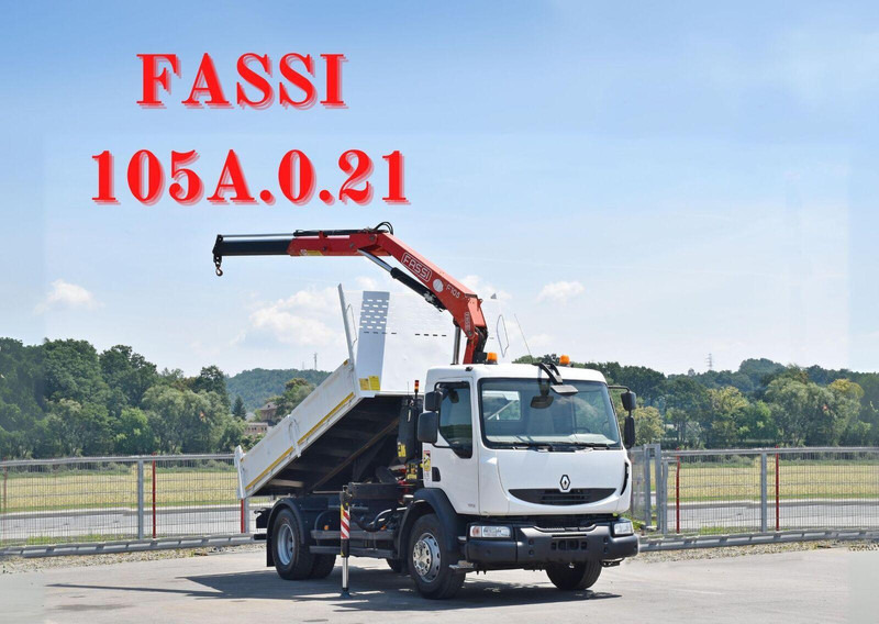 Renault MIDLUM 300 DXI - Самосвал, Автоманипулятор: фото 1 Renault MIDLUM 300 DXI - Самосвал, Автоманипулятор: фото 1