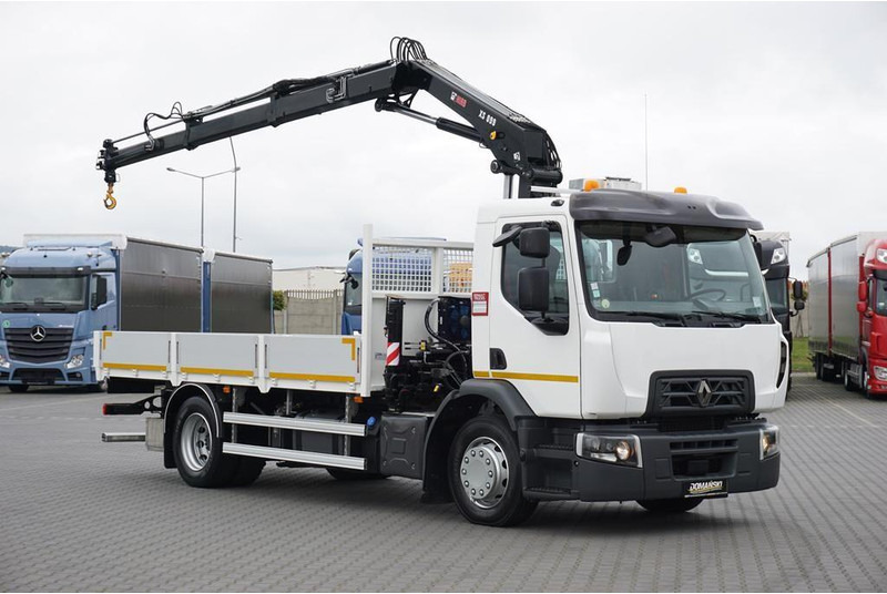 Renault PREMIUM / D16 / ACC / SKRZYNIOWY + HDS / HIAB 099 E - 2 HIDUO - Грузовик бортовой/ Платформа, Автоманипулятор: фото 2 Renault PREMIUM / D16 / ACC / SKRZYNIOWY + HDS / HIAB 099 E - 2 HIDUO - Грузовик бортовой/ Платформа, Автоманипулятор: фото 2