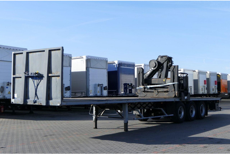 Samro NACZEPA PLATFORMA + HDS HIAB R 150 / DO BUDOWLANKI / PODŁOGA SZY - Полуприцеп бортовой/ Платформа: фото 1 Samro NACZEPA PLATFORMA + HDS HIAB R 150 / DO BUDOWLANKI / PODŁOGA SZY - Полуприцеп бортовой/ Платформа: фото 1