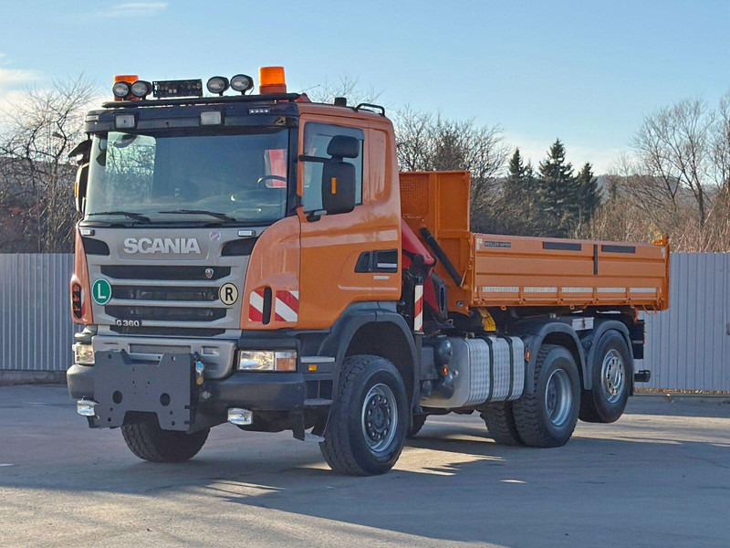 Scania G 360 * KIPPER 4,60m * PALFINGER PK 11002/ 4x4 - Самосвал, Автоманипулятор: фото 4 Scania G 360 * KIPPER 4,60m * PALFINGER PK 11002/ 4x4 - Самосвал, Автоманипулятор: фото 4