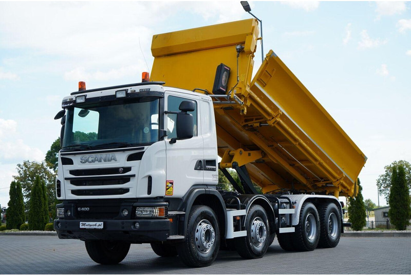 Scania G 400 / 8x4 / WYWROTKA 2 STRONNA  / BORDMATIC / MANUAL - Самосвал: фото 1 Scania G 400 / 8x4 / WYWROTKA 2 STRONNA  / BORDMATIC / MANUAL - Самосвал: фото 1