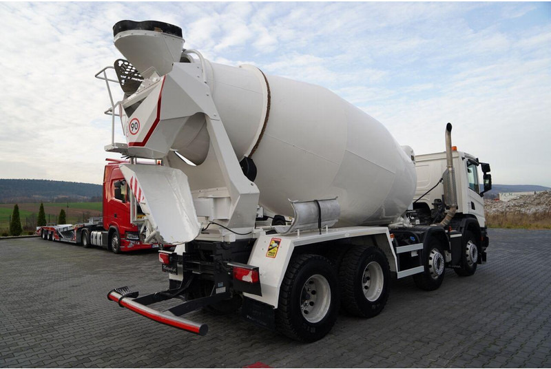 Scania P 410 / 8x4 / BETONOMIESZARKA / GRUSZKA / PUTZMEISTER / 9m3 / AU - Автобетоносмеситель: фото 4 Scania P 410 / 8x4 / BETONOMIESZARKA / GRUSZKA / PUTZMEISTER / 9m3 / AU - Автобетоносмеситель: фото 4