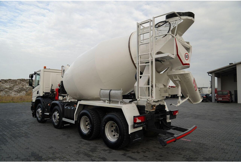Scania P 410 / 8x4 / BETONOMIESZARKA / GRUSZKA / PUTZMEISTER / 9m3 / AU - Автобетоносмеситель: фото 3 Scania P 410 / 8x4 / BETONOMIESZARKA / GRUSZKA / PUTZMEISTER / 9m3 / AU - Автобетоносмеситель: фото 3