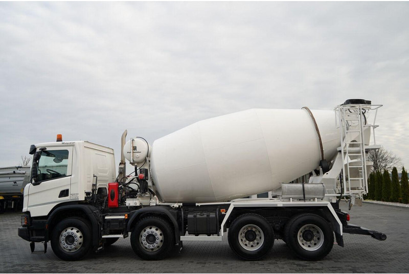 Scania P 410 / 8x4 / BETONOMIESZARKA / GRUSZKA / PUTZMEISTER / 9m3 / AU - Автобетоносмеситель: фото 2 Scania P 410 / 8x4 / BETONOMIESZARKA / GRUSZKA / PUTZMEISTER / 9m3 / AU - Автобетоносмеситель: фото 2