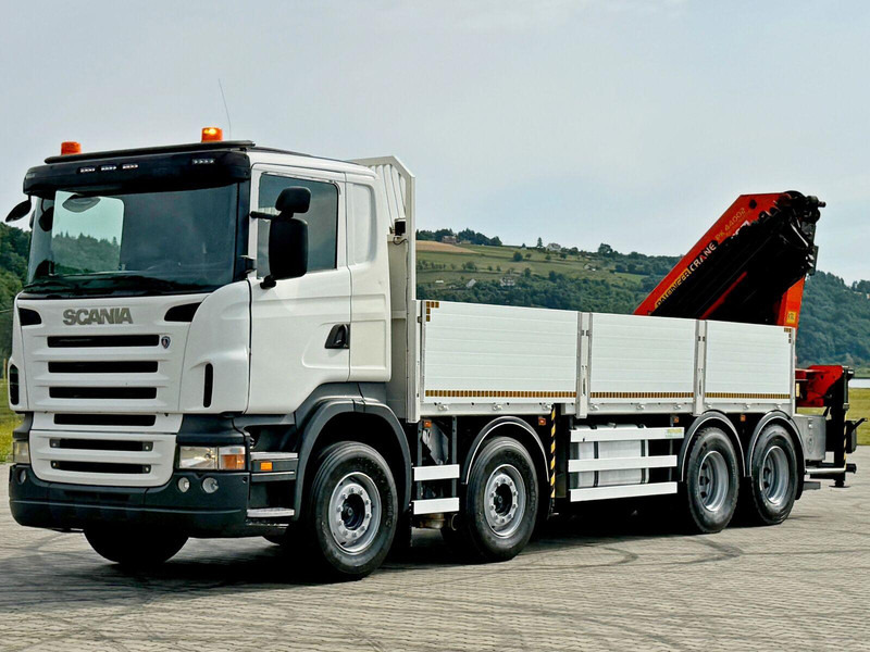 Scania R 420 PRITSCHE 6,47 m * PK 44002/FUNK * 8x4 /TOP - Грузовик бортовой/ Платформа, Автоманипулятор: фото 4 Scania R 420 PRITSCHE 6,47 m * PK 44002/FUNK * 8x4 /TOP - Грузовик бортовой/ Платформа, Автоманипулятор: фото 4
