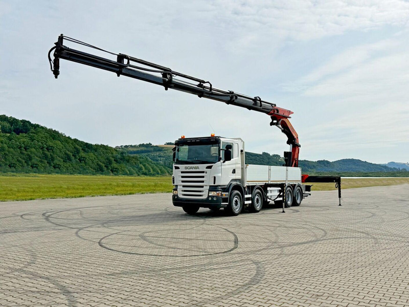 Scania R 420 PRITSCHE 6,47 m * PK 44002/FUNK * 8x4 /TOP - Грузовик бортовой/ Платформа, Автоманипулятор: фото 2 Scania R 420 PRITSCHE 6,47 m * PK 44002/FUNK * 8x4 /TOP - Грузовик бортовой/ Платформа, Автоманипулятор: фото 2