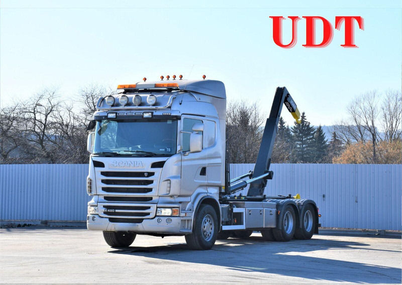 Scania R 480 Abrollkipper * 6x4 * Top Zustand ! - Крюковой мультилифт: фото 2 Scania R 480 Abrollkipper * 6x4 * Top Zustand ! - Крюковой мультилифт: фото 2