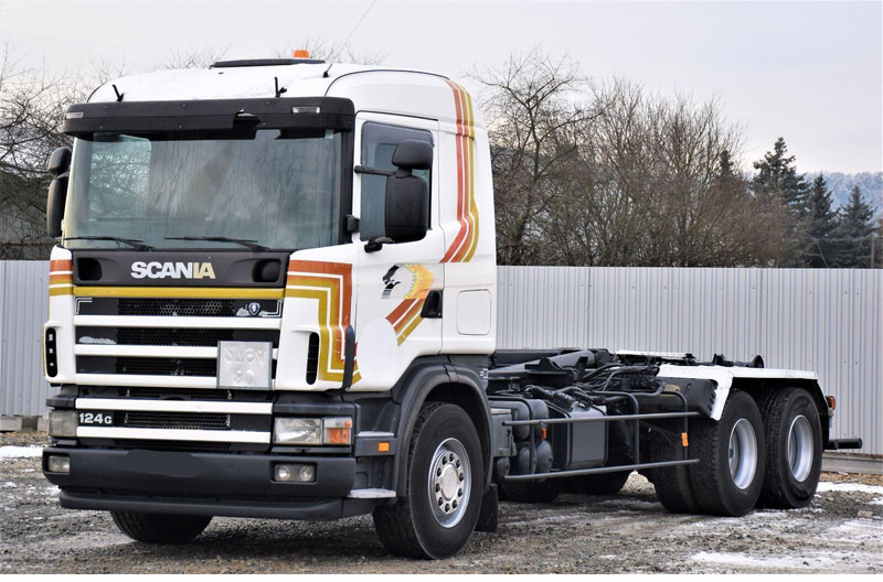 Scania R124 470 Abrollkipper * 6x2 * Motor Problem - Крюковой мультилифт: фото 4 Scania R124 470 Abrollkipper * 6x2 * Motor Problem - Крюковой мультилифт: фото 4