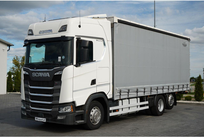 Scania S 450 / SOLÓWKA / 6X2 / OŚ PODNOSZONA / 2019 / - Тентованный грузовик: фото 4 Scania S 450 / SOLÓWKA / 6X2 / OŚ PODNOSZONA / 2019 / - Тентованный грузовик: фото 4