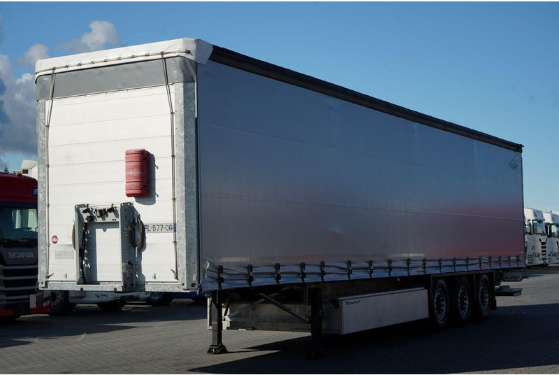 Schmitz Cargobull FIRANKA / WINDA ZAŁADOWCZA / 2x OŚ PODNOSZONA / KOSZ NA PALETY - Тентованный полуприцеп: фото 3 Schmitz Cargobull FIRANKA / WINDA ZAŁADOWCZA / 2x OŚ PODNOSZONA / KOSZ NA PALETY - Тентованный полуприцеп: фото 3