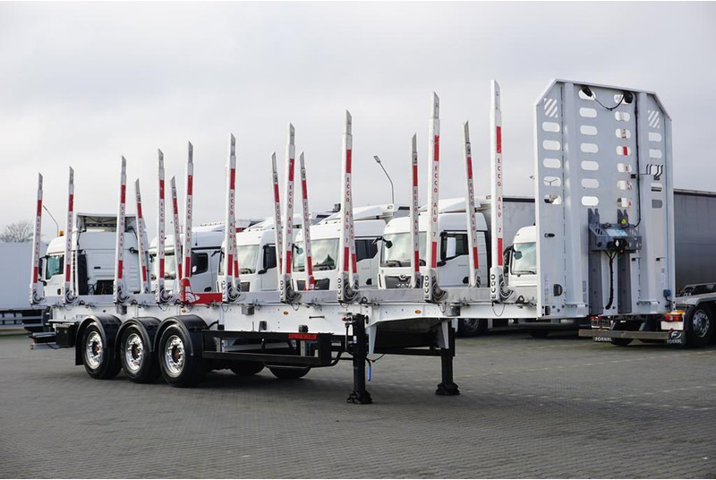 Schwarzmüller / KŁONICOWA / DO DREWNA WAGA 5 700 KG / OŚ PODNOSZONA - Прицеп лесовоз: фото 2 Schwarzmüller / KŁONICOWA / DO DREWNA WAGA 5 700 KG / OŚ PODNOSZONA - Прицеп лесовоз: фото 2