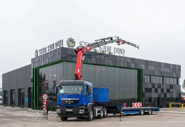 MAN TGS 26.400 6x4 HMF 3722 Fly Crane Semitrailer - Тягач: фото 3 MAN TGS 26.400 6x4 HMF 3722 Fly Crane Semitrailer - Тягач: фото 3