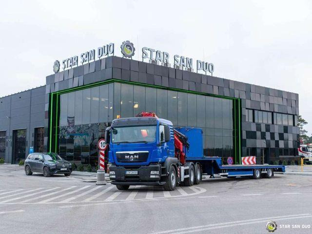 MAN TGS 26.400 6x4 HMF 3722 Fly Crane Semitrailer - Тягач: фото 4 MAN TGS 26.400 6x4 HMF 3722 Fly Crane Semitrailer - Тягач: фото 4