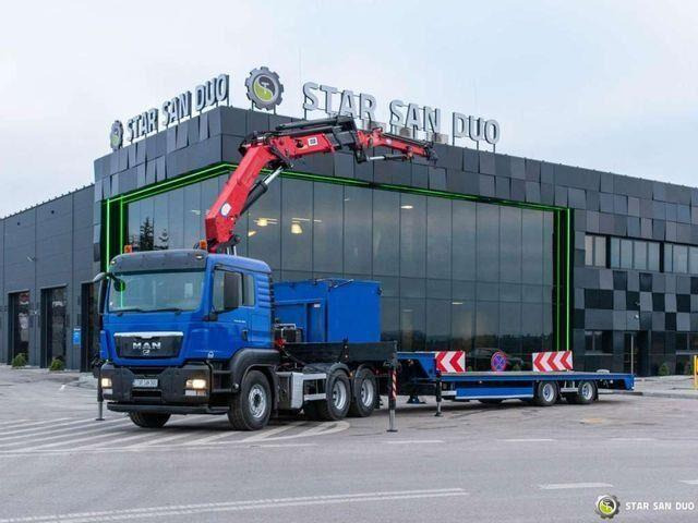 MAN TGS 26.400 6x4 HMF 3722 Fly Crane Semitrailer - Тягач: фото 2 MAN TGS 26.400 6x4 HMF 3722 Fly Crane Semitrailer - Тягач: фото 2