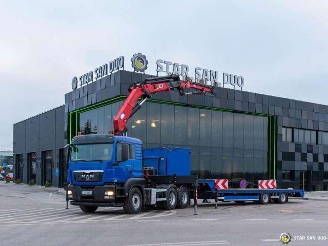 MAN TGS 26.400 6x4 HMF 3722 Fly Crane Semitrailer - Тягач: фото 1 MAN TGS 26.400 6x4 HMF 3722 Fly Crane Semitrailer - Тягач: фото 1