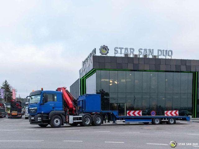 MAN TGS 26.400 6x4 HMF 3722 Fly Crane Semitrailer - Тягач: фото 3 MAN TGS 26.400 6x4 HMF 3722 Fly Crane Semitrailer - Тягач: фото 3