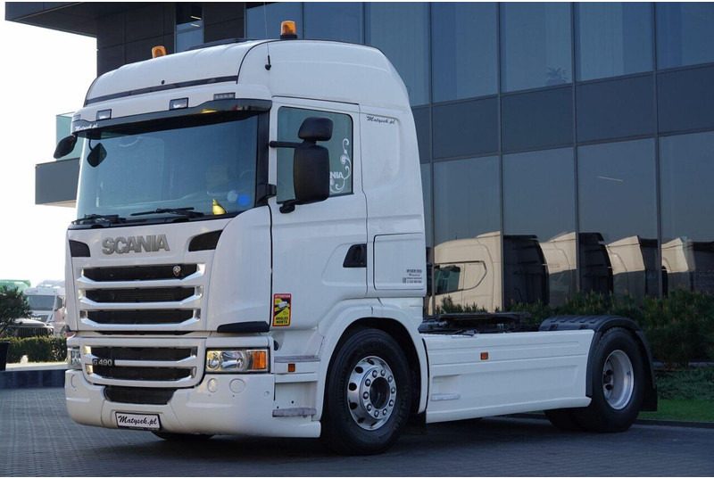 Scania G 490 / RETARDER / HIGHLINE / ALUFELGI / SPROWADZONA - Тягач: фото 4 Scania G 490 / RETARDER / HIGHLINE / ALUFELGI / SPROWADZONA - Тягач: фото 4