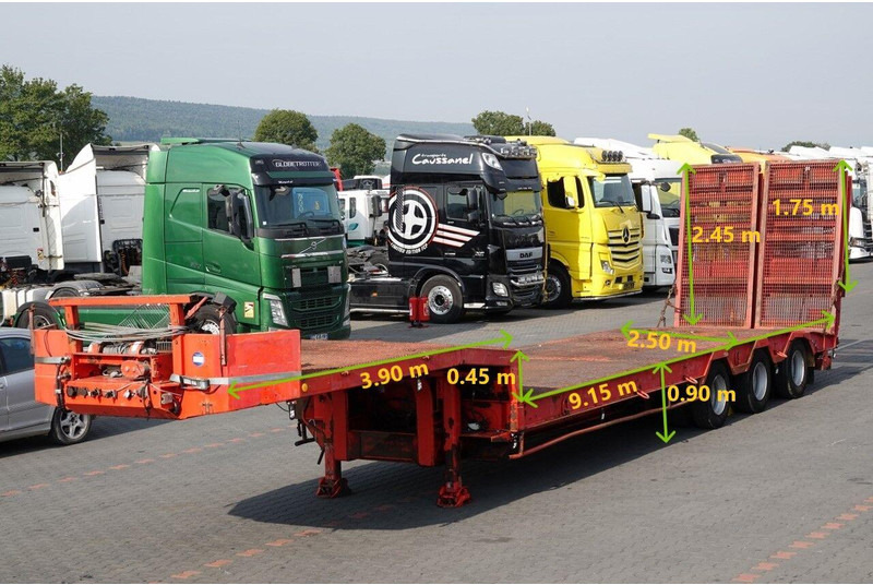 Verem NACZEPA LAWETA NISKOPODWOZIE / NAJAZDY HYDRAULICZNE / 3 OSIOWA / - Низкорамный полуприцеп: фото 2 Verem NACZEPA LAWETA NISKOPODWOZIE / NAJAZDY HYDRAULICZNE / 3 OSIOWA / - Низкорамный полуприцеп: фото 2