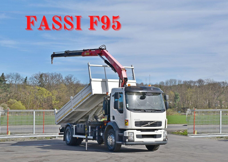 Volvo FL 290 KIPPER 4,90m * FASSI F95A.22 + FUNK * TOP - Самосвал, Автоманипулятор: фото 1 Volvo FL 290 KIPPER 4,90m * FASSI F95A.22 + FUNK * TOP - Самосвал, Автоманипулятор: фото 1