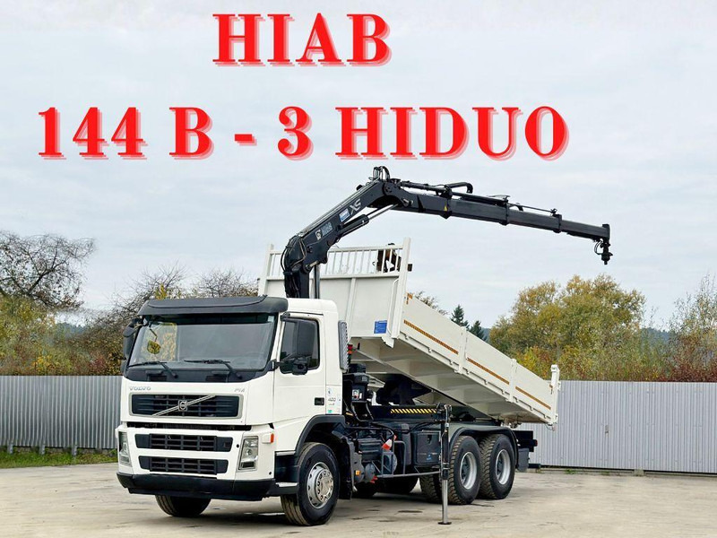 Volvo FM 400 Kipper 6,20m * HIAB 144 B-3 HIDUO* 6x4 - Самосвал, Автоманипулятор: фото 1 Volvo FM 400 Kipper 6,20m * HIAB 144 B-3 HIDUO* 6x4 - Самосвал, Автоманипулятор: фото 1