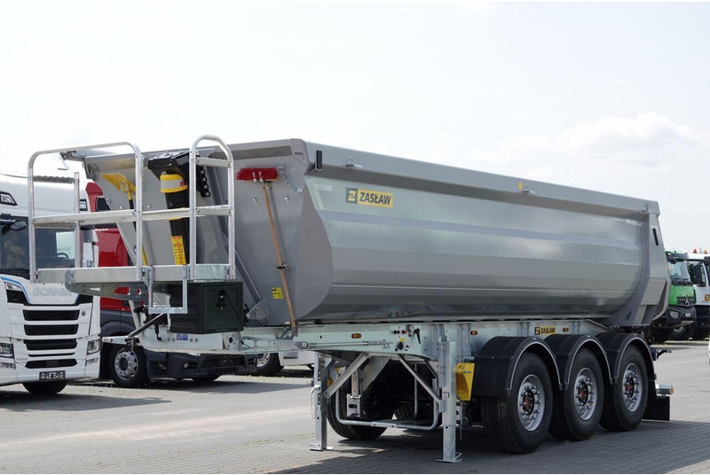 ZASŁAW WYWROTKA 28 m3 / FABRYCZNIE NOWA / STALOWA / RYNNA WANNA HP / OŚ - Самосвальный полуприцеп: фото 3 ZASŁAW WYWROTKA 28 m3 / FABRYCZNIE NOWA / STALOWA / RYNNA WANNA HP / OŚ - Самосвальный полуприцеп: фото 3