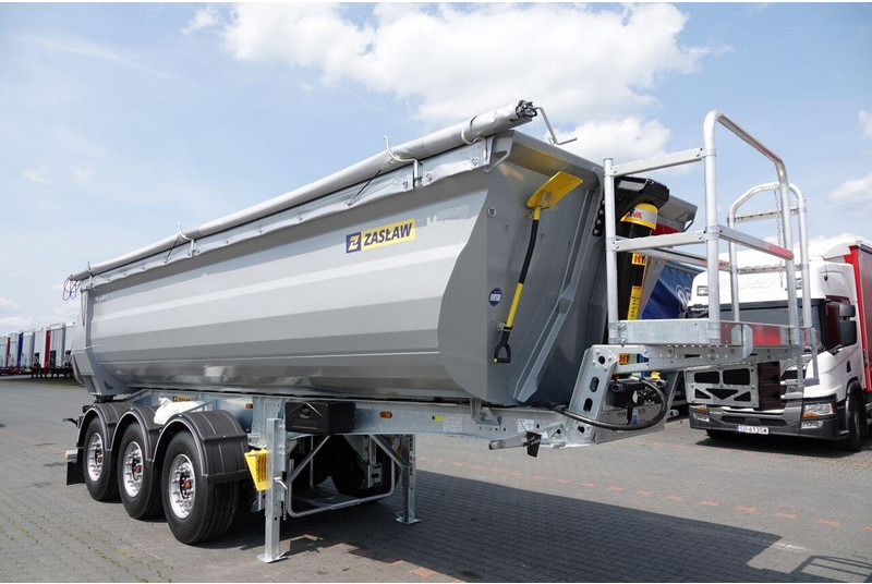 ZASŁAW WYWROTKA 28 m3 / FABRYCZNIE NOWA / STALOWA / RYNNA WANNA HP / OŚ - Самосвальный полуприцеп: фото 2 ZASŁAW WYWROTKA 28 m3 / FABRYCZNIE NOWA / STALOWA / RYNNA WANNA HP / OŚ - Самосвальный полуприцеп: фото 2