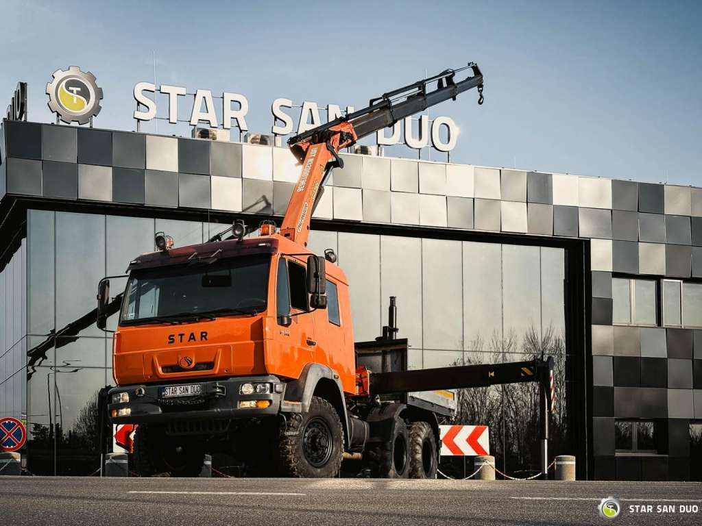MAN STAR 266 MAN 6x6 PALFINGER PK 18001 Crane Kran - Автоманипулятор: фото 2 MAN STAR 266 MAN 6x6 PALFINGER PK 18001 Crane Kran - Автоманипулятор: фото 2