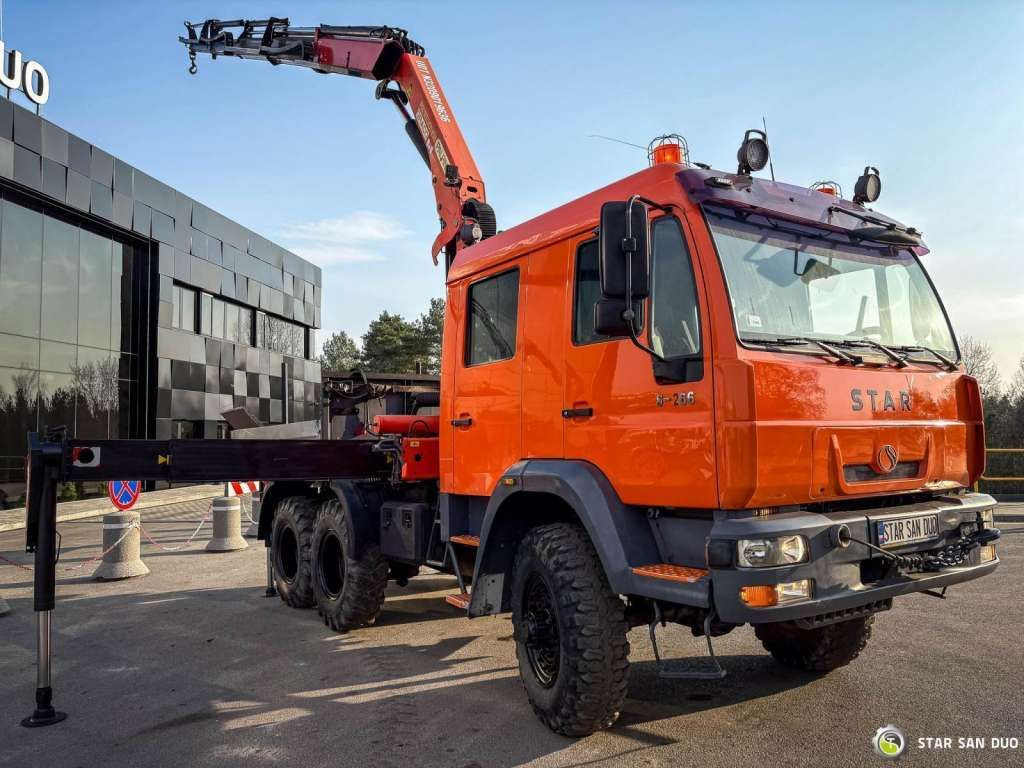 MAN STAR 266 MAN 6x6 PALFINGER PK 18001 Crane Kran - Автоманипулятор: фото 4 MAN STAR 266 MAN 6x6 PALFINGER PK 18001 Crane Kran - Автоманипулятор: фото 4