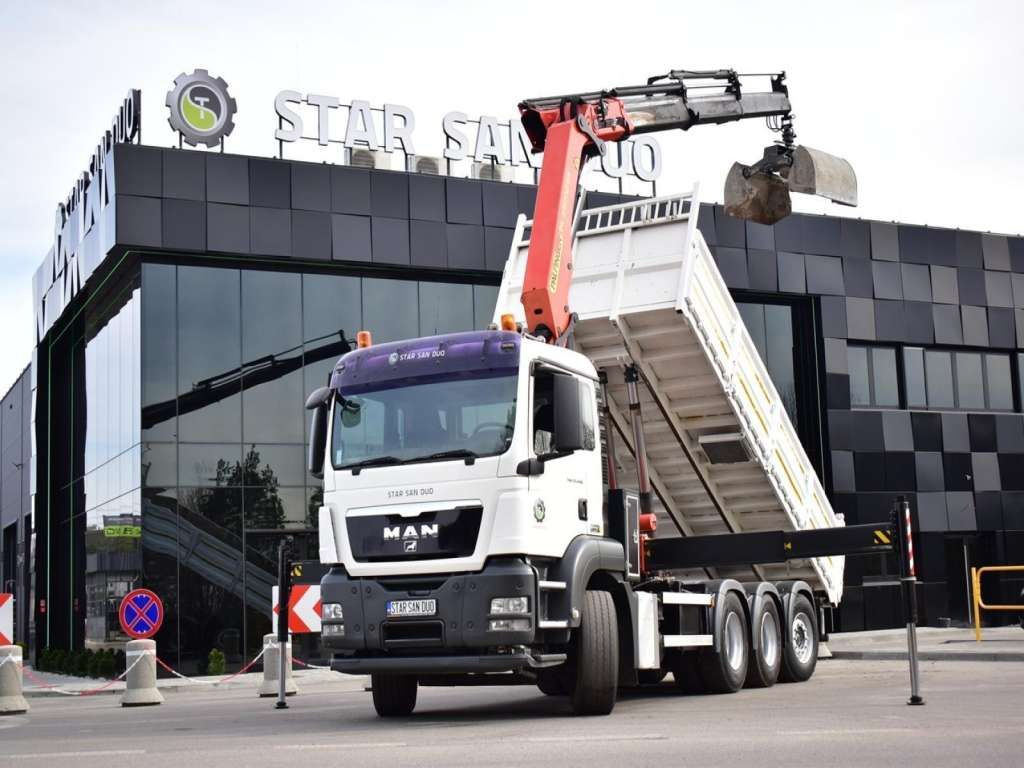 MAN TGS 35.400 8X4 PALFINGER PK 33002 CRANE KIPPER - Самосвал: фото 2 MAN TGS 35.400 8X4 PALFINGER PK 33002 CRANE KIPPER - Самосвал: фото 2