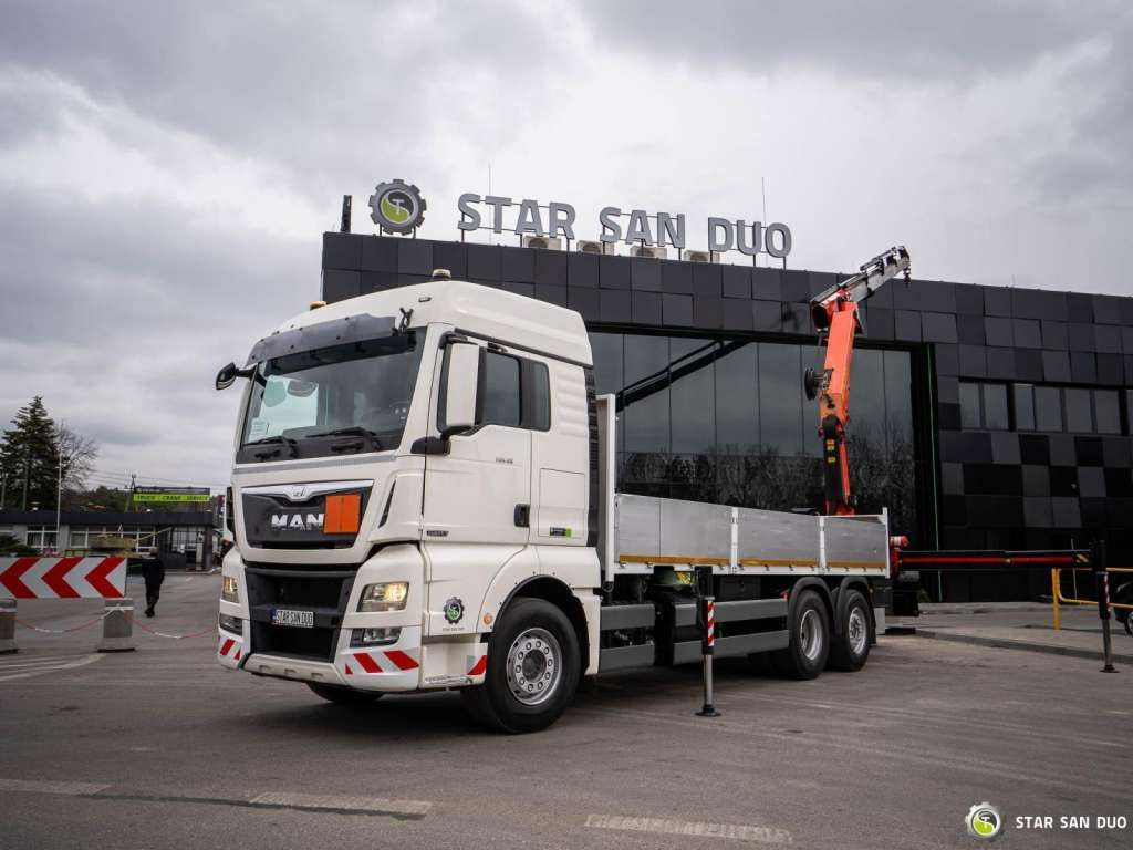 MAN TGX 26.480 6x2 PALFINGER PK 33002 EH Crane Winc - Автоманипулятор: фото 1 MAN TGX 26.480 6x2 PALFINGER PK 33002 EH Crane Winc - Автоманипулятор: фото 1